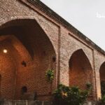 معماری بنای کاروانسرای شاه عباسی رشت معروف به کاروانسرای لات