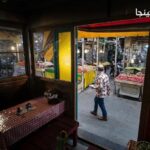 کافه شاباجی در بازار رشت