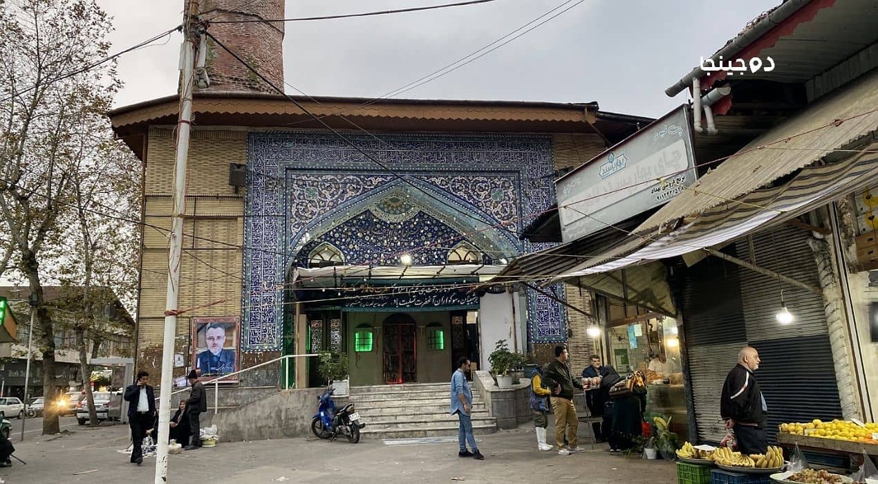 تصویر ورودی مسجد جامع لاهیجان