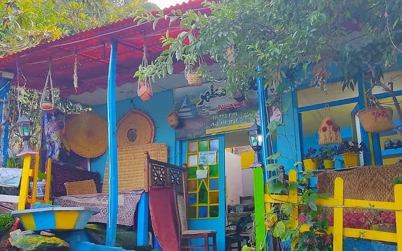 کافه سنتی در منطقه شیخانبر لاهیجان
