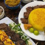 غذای رستوران حاج حسین
