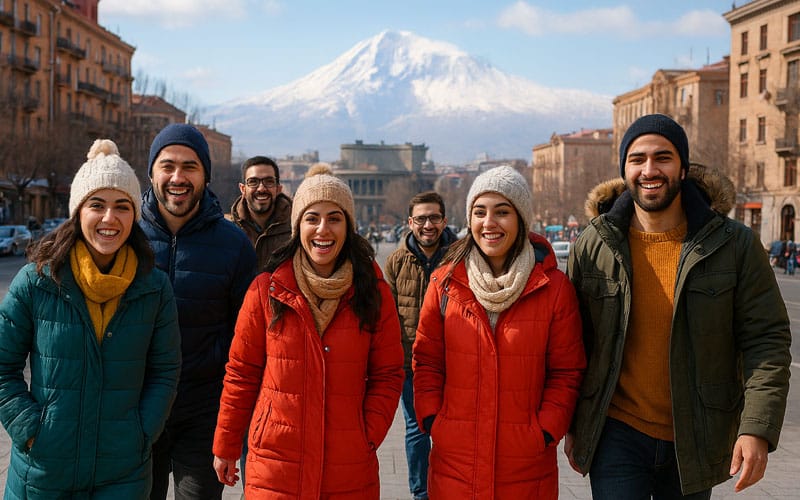 سفر زمستانی به ارمنستان با تور؛ وقتی که قهوه ارمنی خاطره های خوش گذشته رو یادآوری می کنه